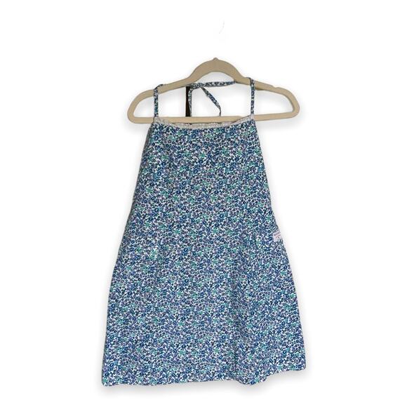 American Girl Girls Dress Size 8 Dress Like Your Doll Blue Flower Print Vintage - Picture 2 of 7